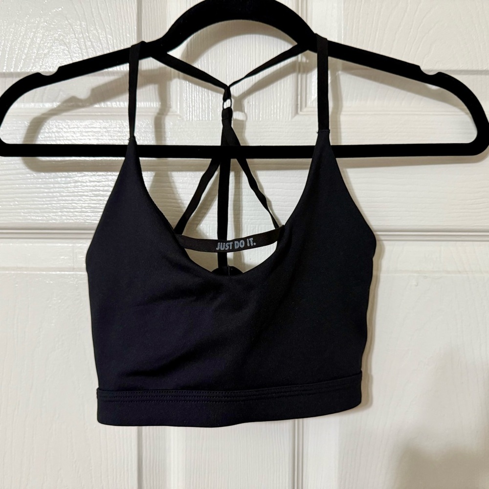 Nike Black Strappy Sports Bra